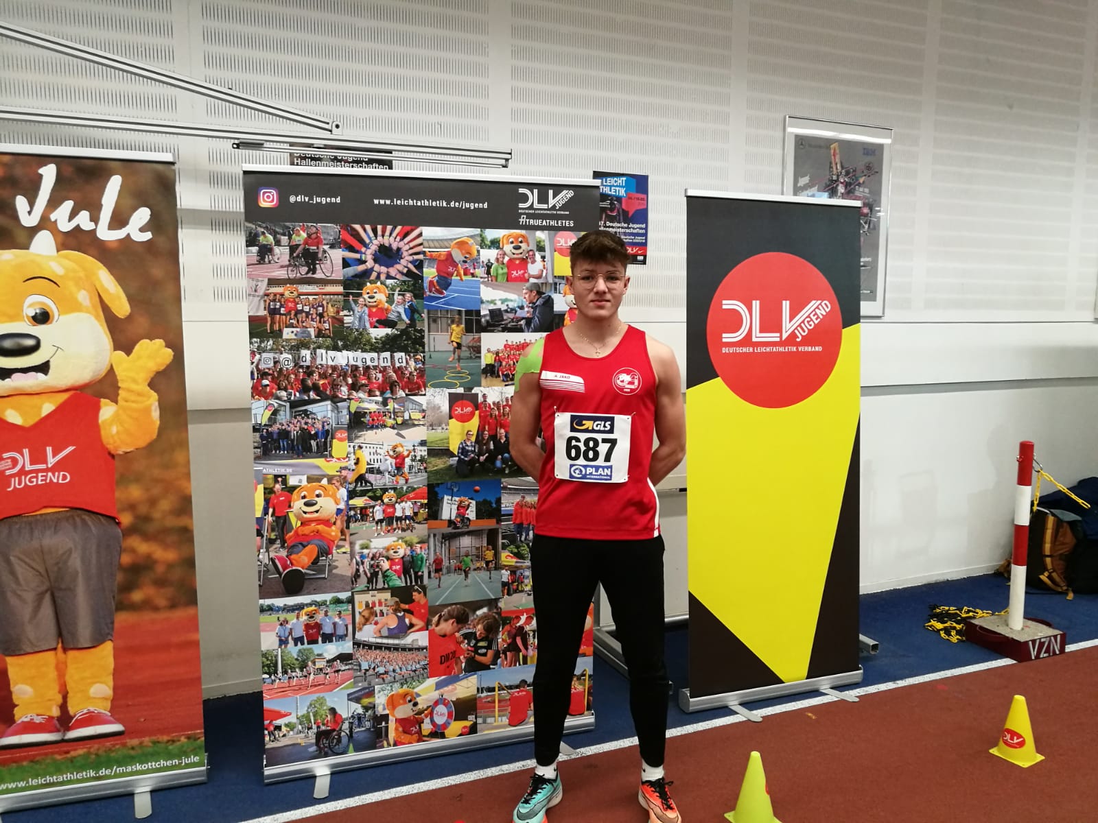 Jan Eric Frehe: U 18 Sprinter glänzt bei der U 20 DM